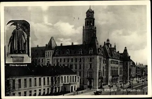 Ak Rotterdam Südholland Niederlande, het Stadhuis, Oldenbarneveld