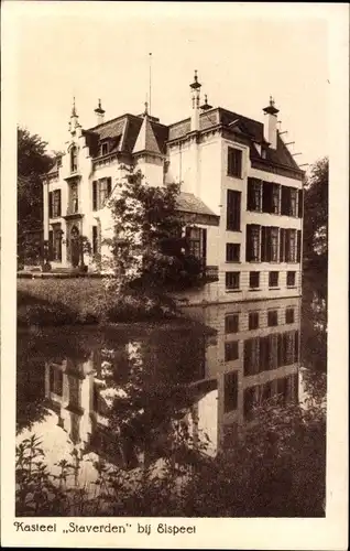 Ak Staverden Gelderland Niederlande, Kasteel