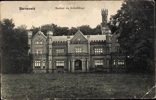 Ak Barneveld Gelderland, Kasteel de Schaffelaar