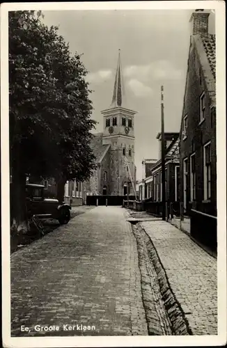 Ak Ee Friesland Niederlande, Groote Kerklaan