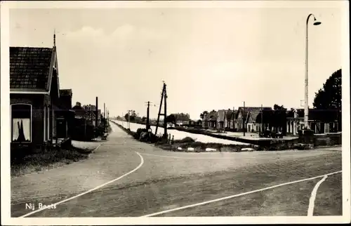 Ak Nij Beets Friesland Niederlande, Straßenpartie, Kreuzung