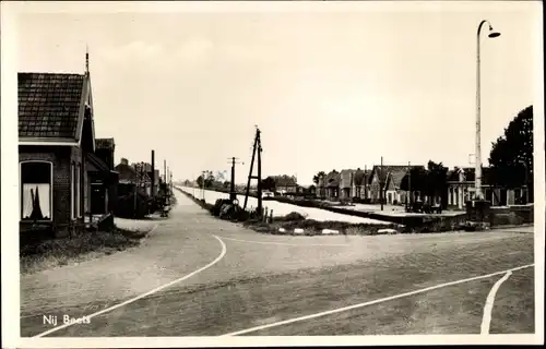 Ak Nij Beets Friesland Niederlande, Straßenpartie, Kreuzung