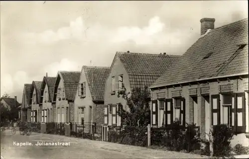 Ak Kapelle Zeeland Niederlande, Julianastraat