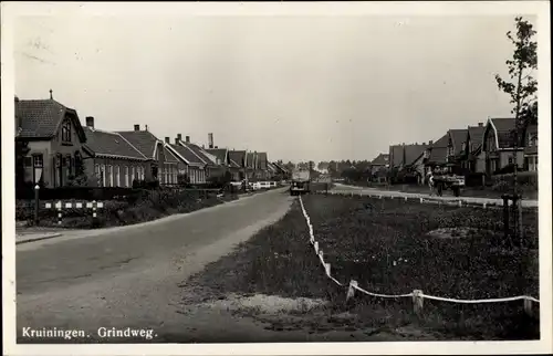 Ak Kruiningen Zeeland, Grindweg