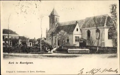 Ak Noordgouwe Schouwen Duiveland Zeeland Niederlande, Kirche