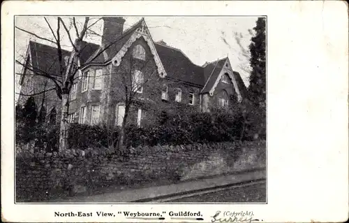 Ak Guildford Surrey England, North-East View, Weybourne