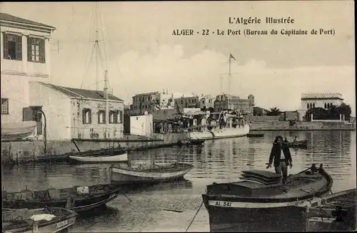 Ak Algier Alger Algerien, Hafenpartie