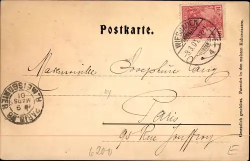 Ak Wiesbaden in Hessen, Bowling Green und Kaiser Friedrich-Platz