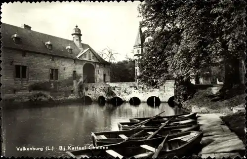 Ak Valkenburg Limburg Niederlande, Bij Kasteel Chaloen