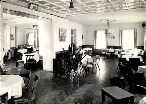 Ak Bad Blankenburg in Thüringen, Hotel Weinhaus Eberitzsch, Speisezimmer