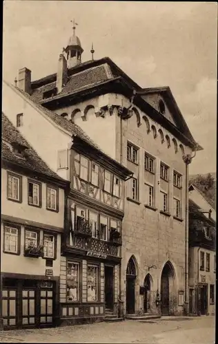 Ak Miltenberg,Baudenkmäler, Rathaus erbaut 14.Jh.