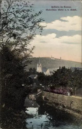 Ak Hofheim am Taunus Hessen, malerisches Motiv