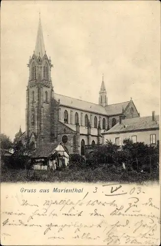 Ak Haguenau Hagenau Bas Rhin, Kloster Marienthal