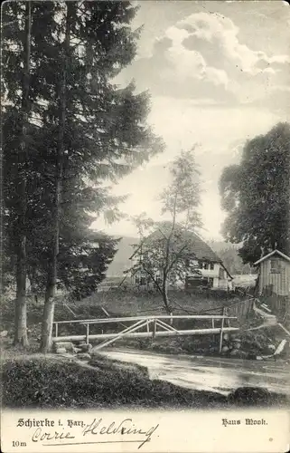 Ak Schierke Wernigerode am Harz, Haus Mook