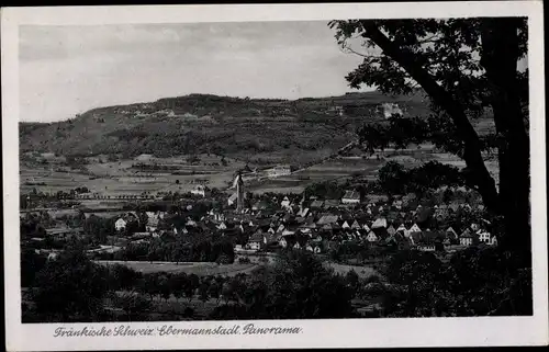 Ak Ebermannstadt in Oberfranken, Panorama