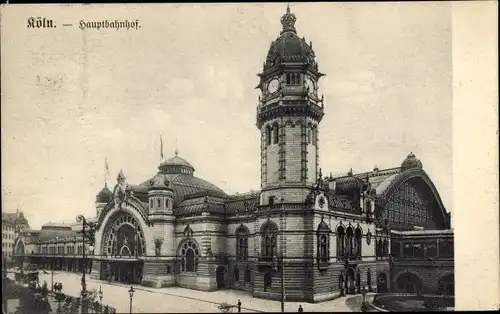 Ak Köln am Rhein, Hauptbahnhof