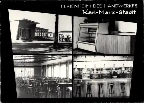 Ak Juliusruh Breege auf Rügen, Ferienheim des Handwerkes Karl Marx Stadt