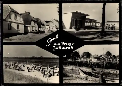 Ak Juliusruh Breege auf Rügen, Ferienheim, Strand