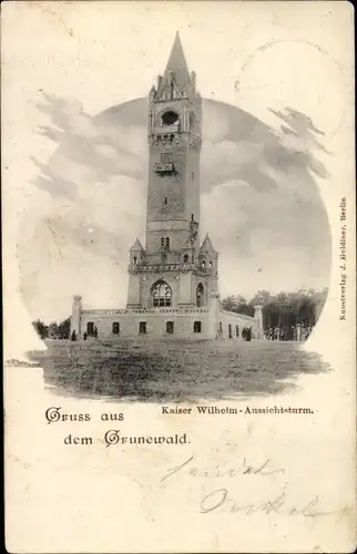 Ak Berlin Wilmersdorf Grunewald, Kaiser Wilhelm-Aussichtsturm