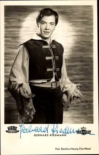 Ak Schauspieler Gerhard Riedmann in Der Zigeunerbaron