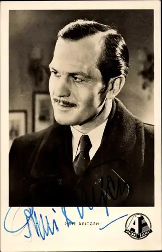 Ak Schauspieler Rene Deltgen, Portrait