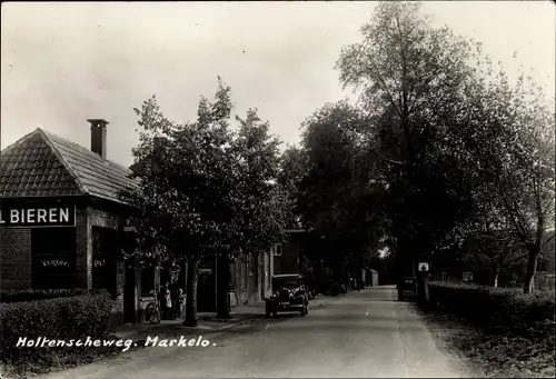 Ak Markelo Overijssel, Holtenscheweg, Bieren