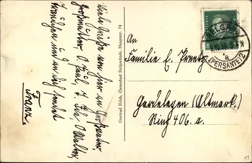 Ak Ustka Stolpmünde Pommern, Hafeneinfahrt