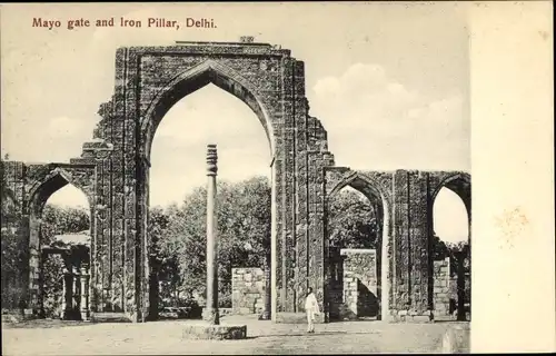 Ak Delhi Indien, Mayo gate and Iron Pillar