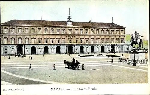 Ak Napoli Neapel Campania, Il Palazzo Reale