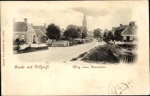 Ak Delfzijl Groningen, Weg naar Farmsum