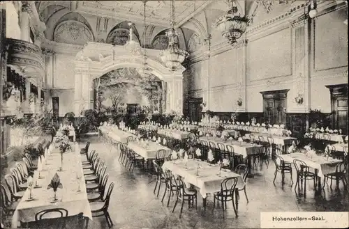 Ak Berlin Mitte, Germania Prachtsäle, Chausseestraße 110, Innenansicht