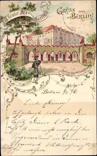 Litho Berlin Mitte, Berliner Gewerbeausstellung, Theater