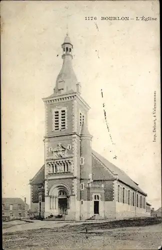 Ak Bourlon Pas de Calais, L'Eglise