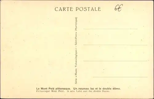 Ak Martinique, Mont Pelé, Un nouveau lac et la double dome