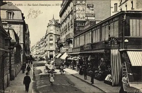 Ak Paris VII., Rue Saint Dominique, Galeries St. Dominique