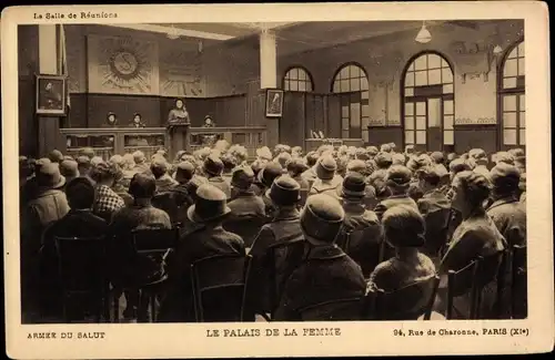 Ak Paris XI, Le Palais de la Femme, Rue de Charonne, Armee du Salut