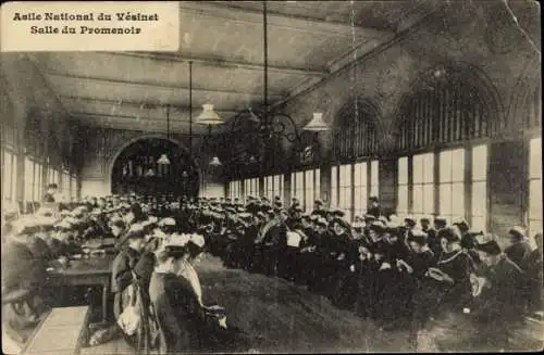 Ak Le Vésinet Yvelines, Asile National, Promenoir