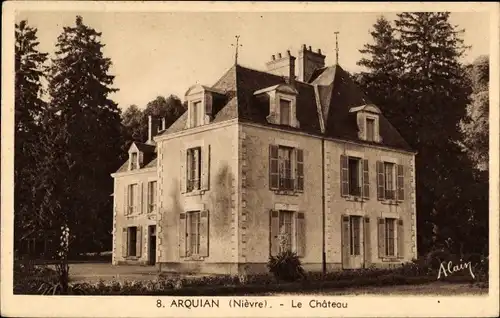 Ak Arquian Nievre, Le Château