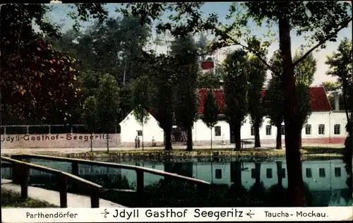 Ak Seegeritz Taucha in Nordsachsen, Idyll Gasthof