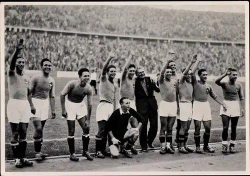Sammelbild Olympia 1936, Fußball, Italienische Mannschaft