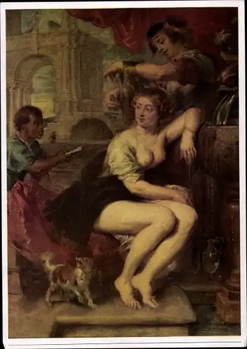 Sammelbild Die Malerei des Barock, Peter Paul Rubens, Bathseba am Brunnen