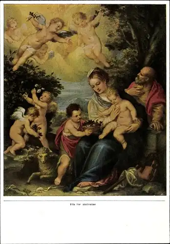 Sammelbild Die Malerei des Barock, Hans Rottenhammer, Ruhe auf der Flucht