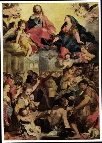 Sammelbild Die Malerei des Barock, Federigo Baröcci, Maria als Fürsprecherin der Armen und Kinder