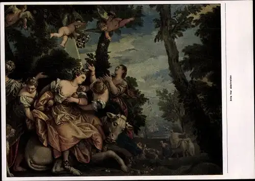 Sammelbild Die Malerei des Barock, Paolo Veronese, Raub der Europa
