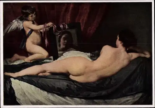 Sammelbild Die Malerei des Barock, Diego Velazquez, Venus und Amor