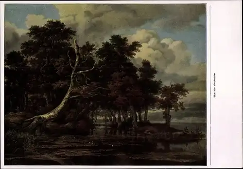 Sammelbild Die Malerei des Barock, Jacob van Ruisdael, Eichenwald