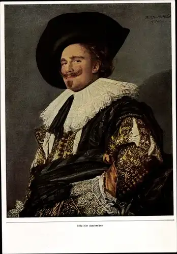 Sammelbild Die Malerei des Barock, Frans Hals, Der lachende Kavalier