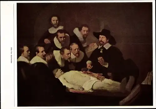 Sammelbild Die Malerei des Barock, Rembrandt, Die Anatomie des Doktor Tulp