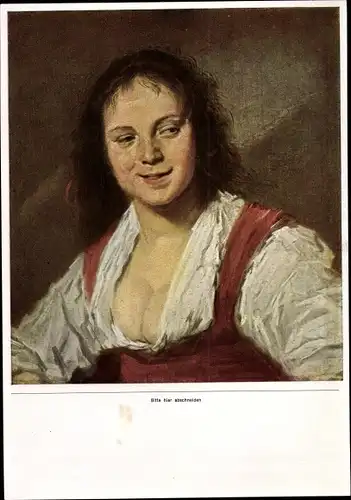 Sammelbild Die Malerei des Barock, Frans Hals, Zigeunerin