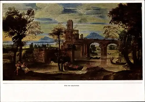 Sammelbild Die Malerei des Barock, Annibale Carracci, Römische Landschaft